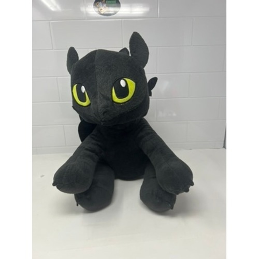 Build-A-Bear Toothless Night Fury Dragon Plush How To Train Your Dragon Black